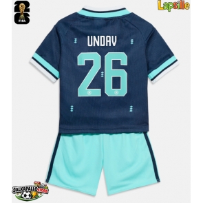 Saksa Deniz Undav #26 Vieraspaita Lapsille MM-kisat 2026 Lyhythihainen (+ shortsit)